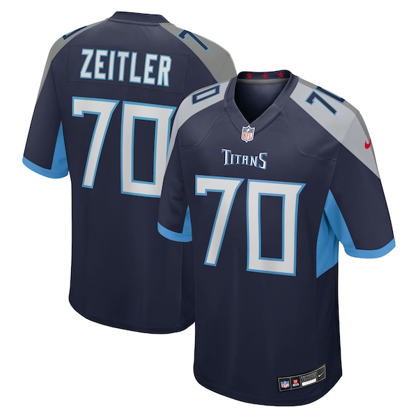 Kevin Zeitler Tennessee Titans Nike Team Game Jersey -  Navy