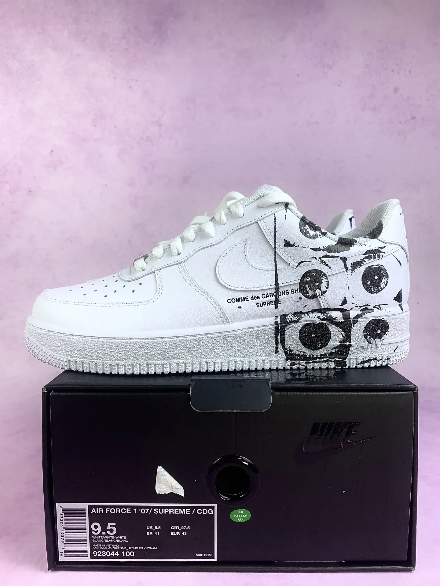 Supreme x Comme des Garçons SHIRT x Nike Air Force 1 Low Shoes product photo from LabelPicks