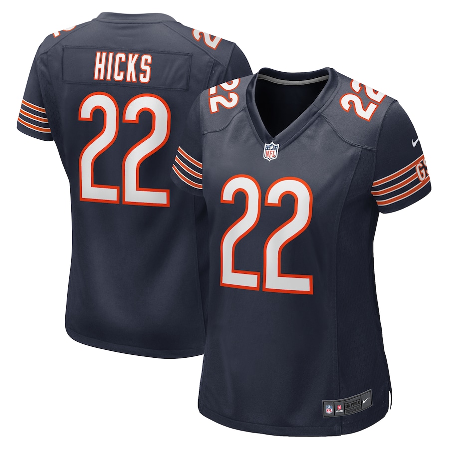 Elijah Hicks Chicago Bears Nike Women's Team Game Jersey -  Navy