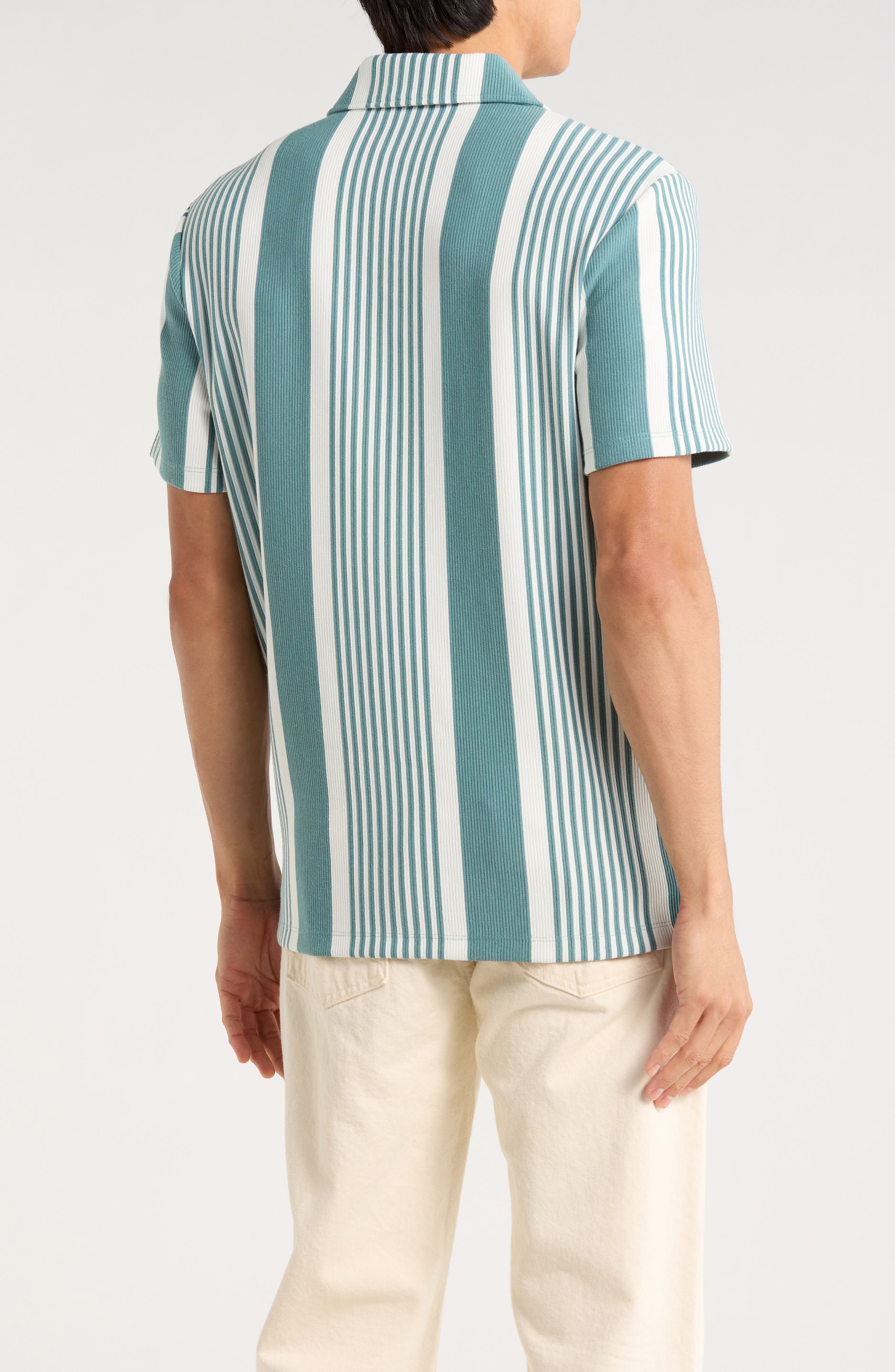 TRUTH Stripe Camp Shirt