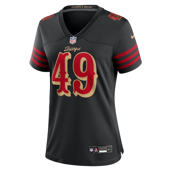 The Faithful San Francisco 49ers Nike Women's 2025 Rivalries Collection Game Jersey - Black
