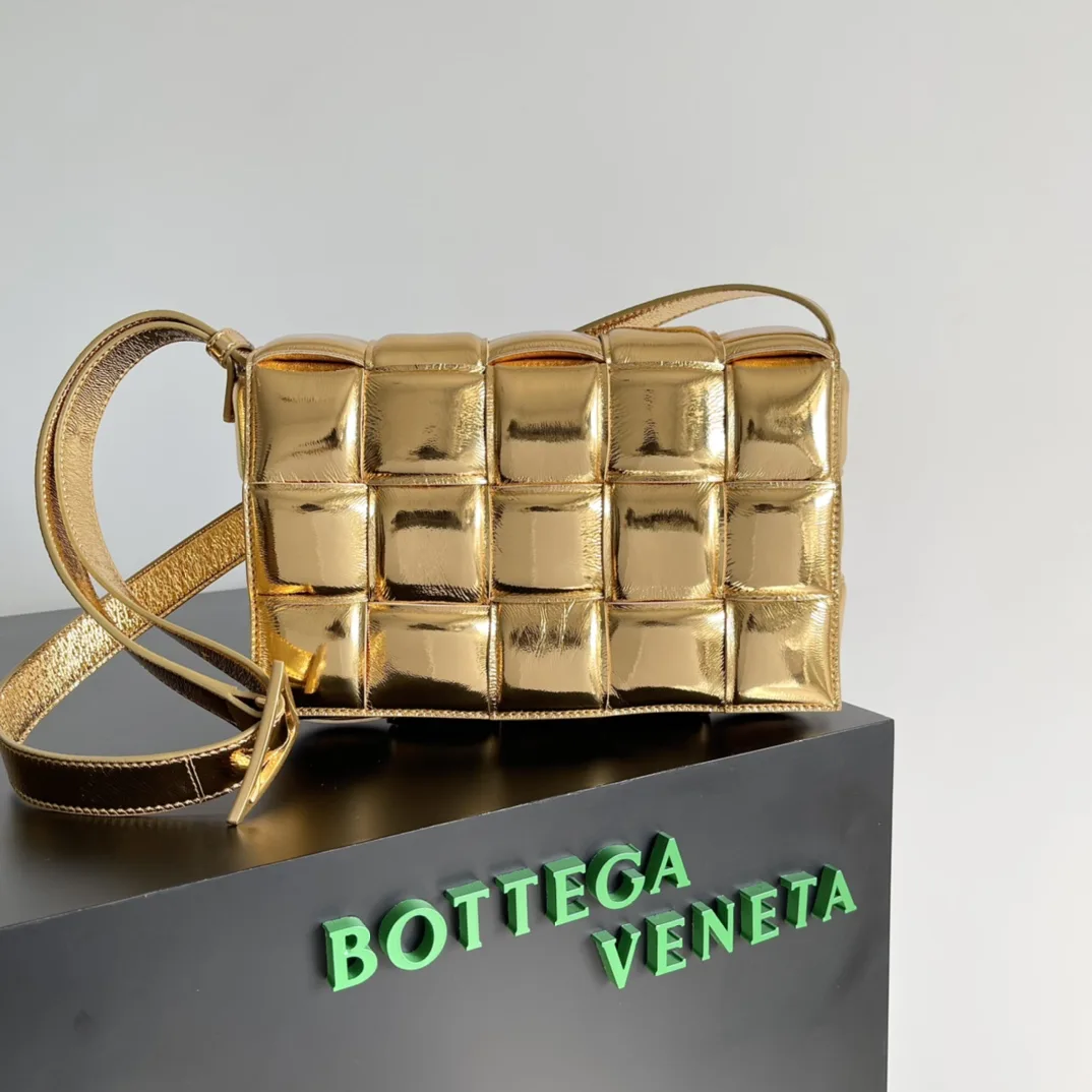 Bottega Veneta Green Cassette Intrecciato Woven Leather Crossbody Bag product photo from LabelPicks