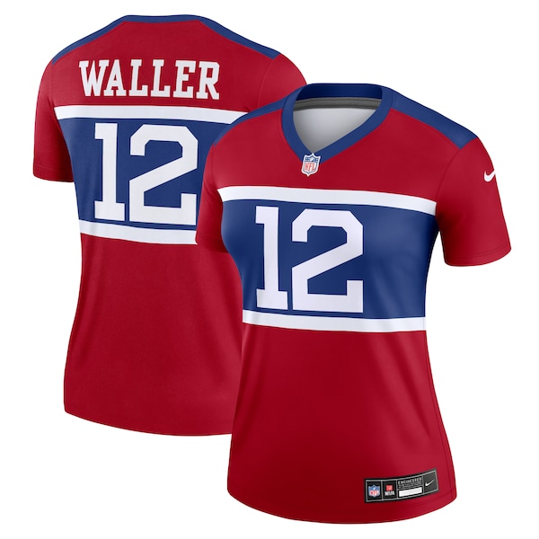 Darren Waller New York Giants Nike Women's Alternate Legend Player Performance Top -  Red