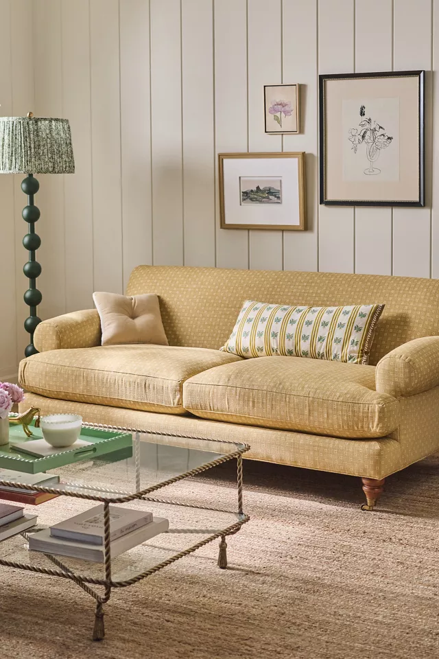 Amber Pattern Lounge Sofa