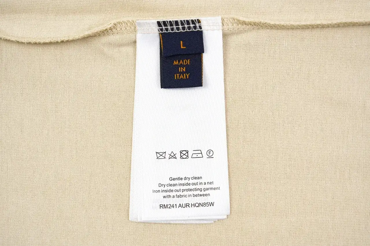Louis Vuitton Beige LVM Leather Patch T-Shirt product photo from LabelPicks
