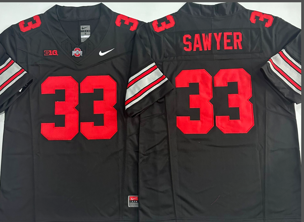 Jack Sawyer NCAA Ohio State Jack Sawyer Nike Vapor Limited Jersey