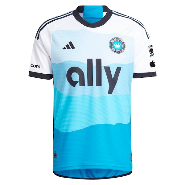 Patrick Agyemang Charlotte FC adidas 2024 The Carolina Kit: Explore Authentic Player Jersey - Blue