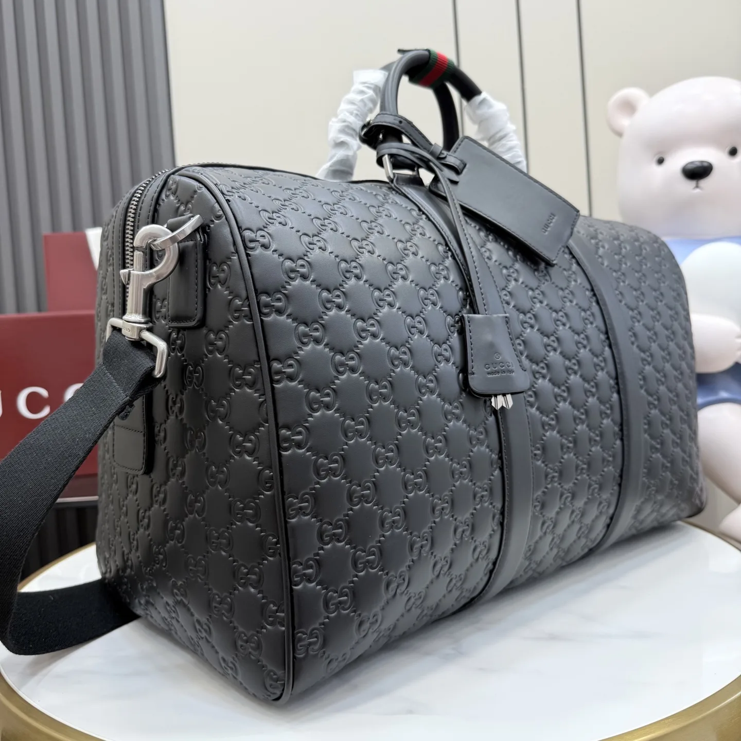 Gucci Black Smooth Leather Tote Bag product photo from LabelPicks