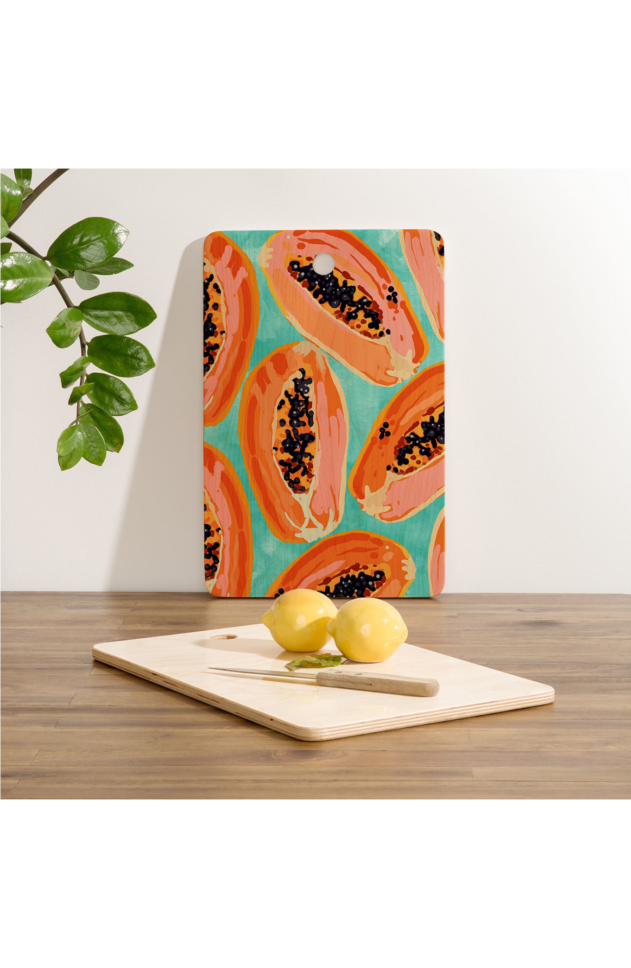 Deny Designs 83 Oranges Big Papaya Cutting Board