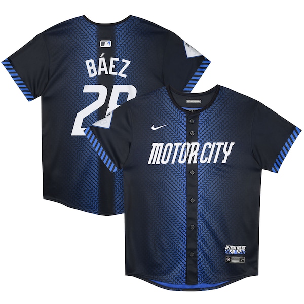 Javier Baez Detroit Tigers Nike Preschool 2024 City Connect Limited Jersey - Navy