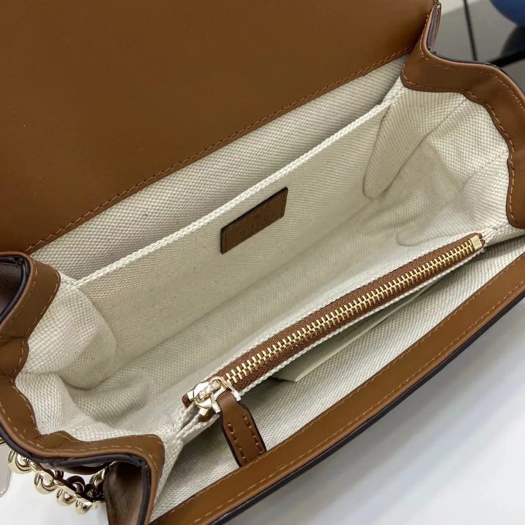 Gucci Brown Monogram Canvas Crossbody Bag product photo from LabelPicks