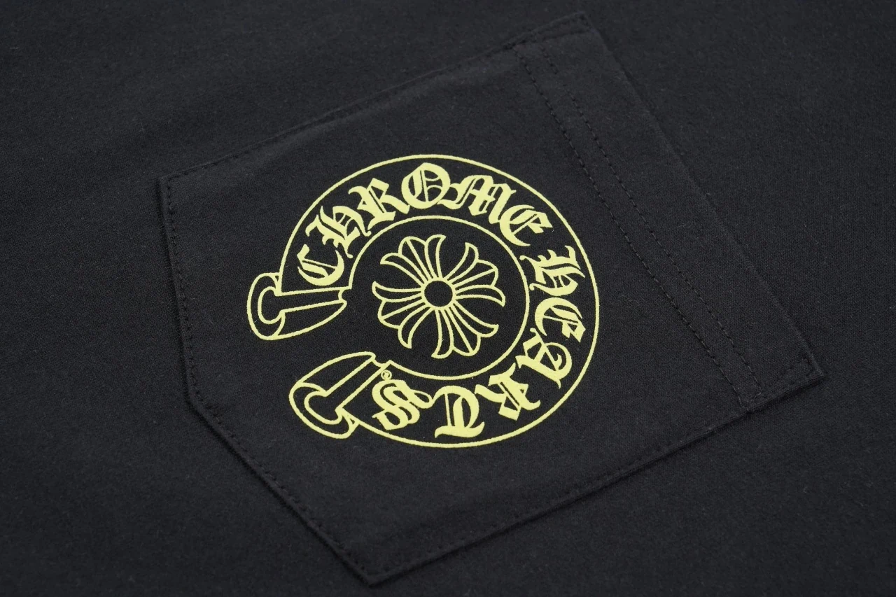 Chrome Hearts Black Yellow Sanskrit Pocket T-Shirt product photo from LabelPicks