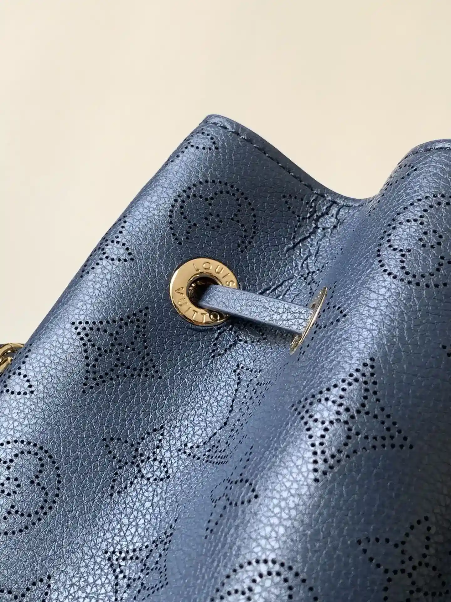 Louis Vuitton Navy Calfskin Bucket Bag product photo from LabelPicks