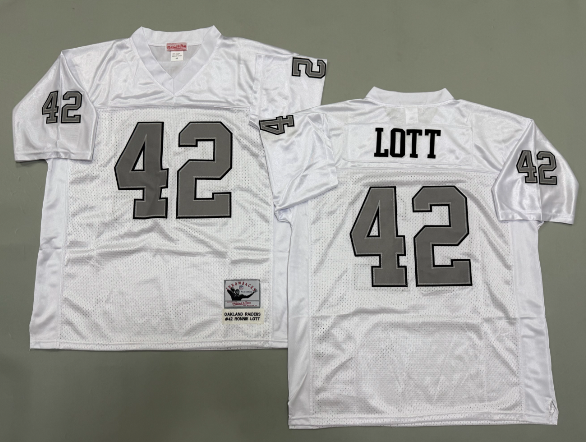 Ronnie Lott Las Vegas Raiders Authentic Throwback Retired Player Jersey