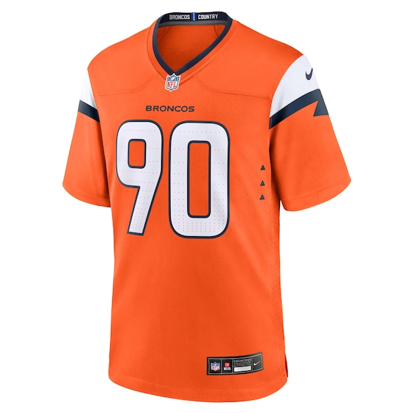Angelo Blackson Denver Broncos Nike Game Jersey -  Orange
