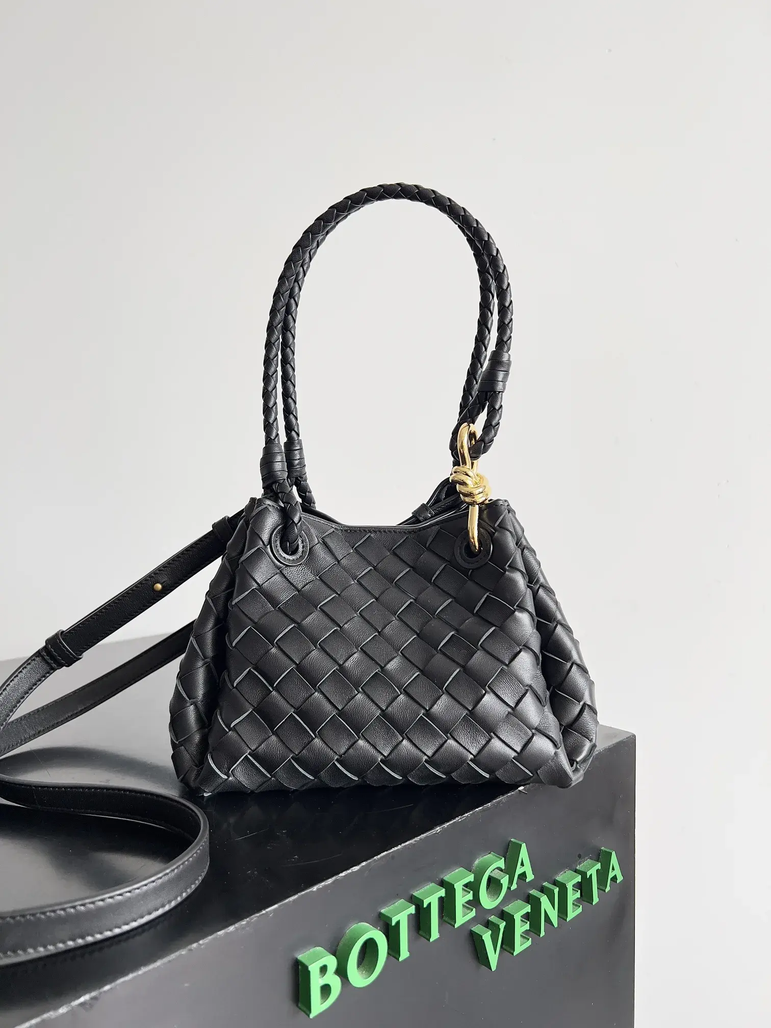 Bottega Veneta Pink Andiamo Top Handle Bag product photo from LabelPicks