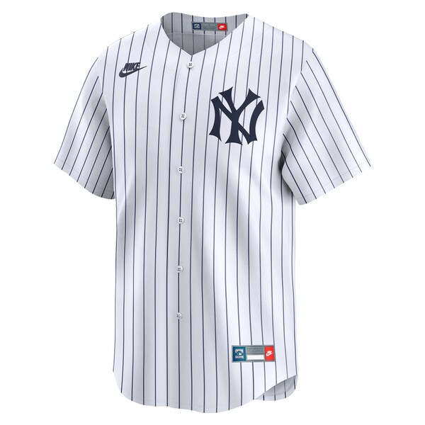 New York Yankees Nike Throwback Cooperstown Collection Limited Jersey - White
