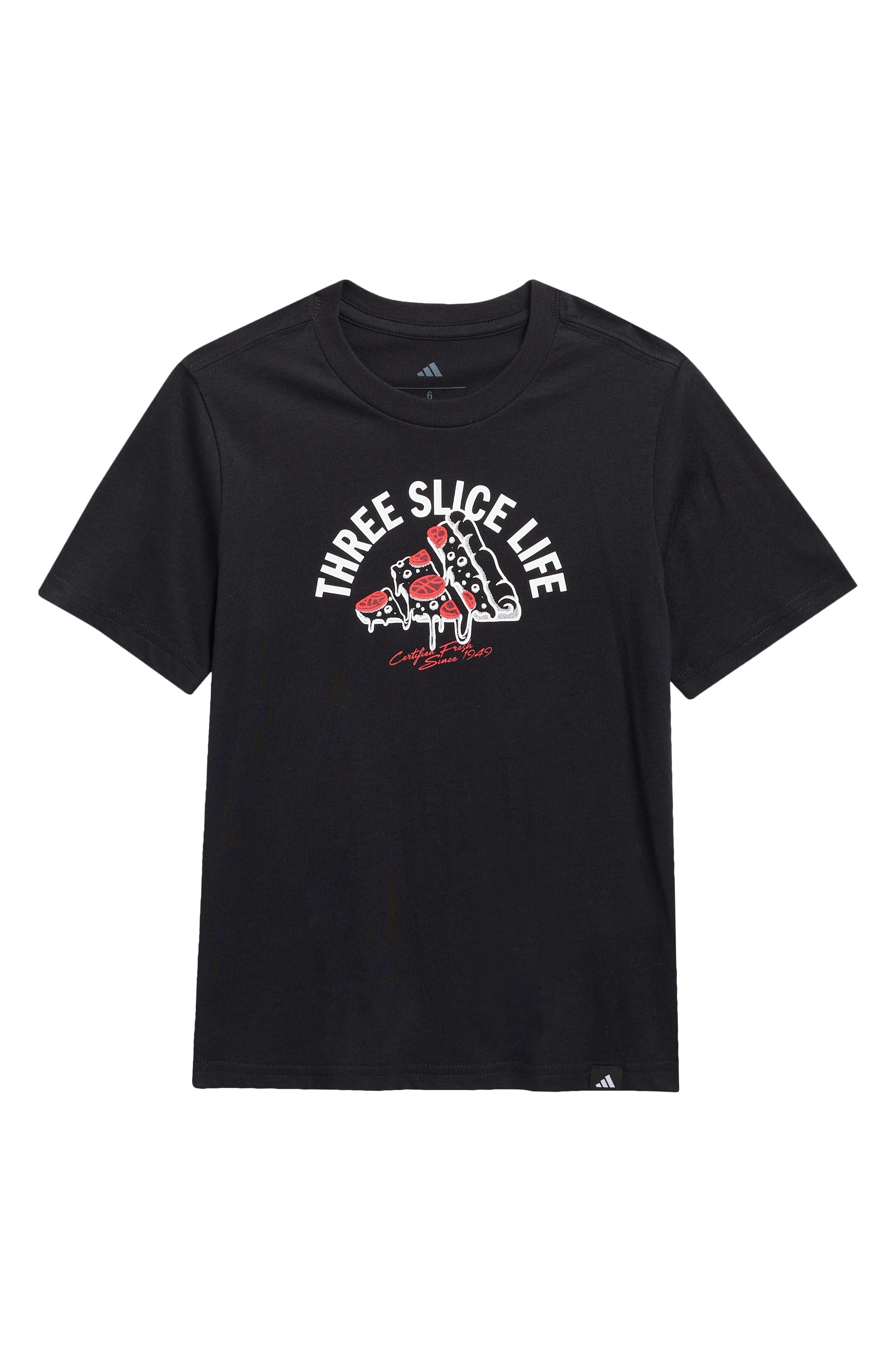 adidas Kids' 3-Slice Life Cotton Jersey Graphic T-Shirt