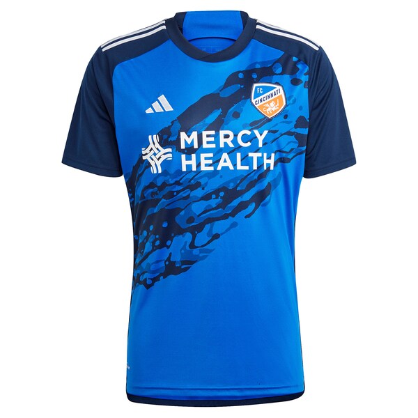 FC Cincinnati adidas 2024 River Kit Replica Jersey - Blue