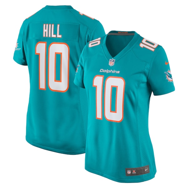 Tyreek Hill Miami Dolphins Nike Women's Player Jersey - Aqua/White
