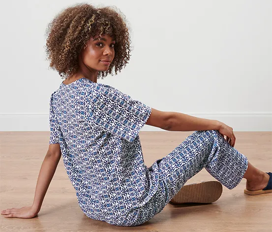 Bluse mit Alloverprint