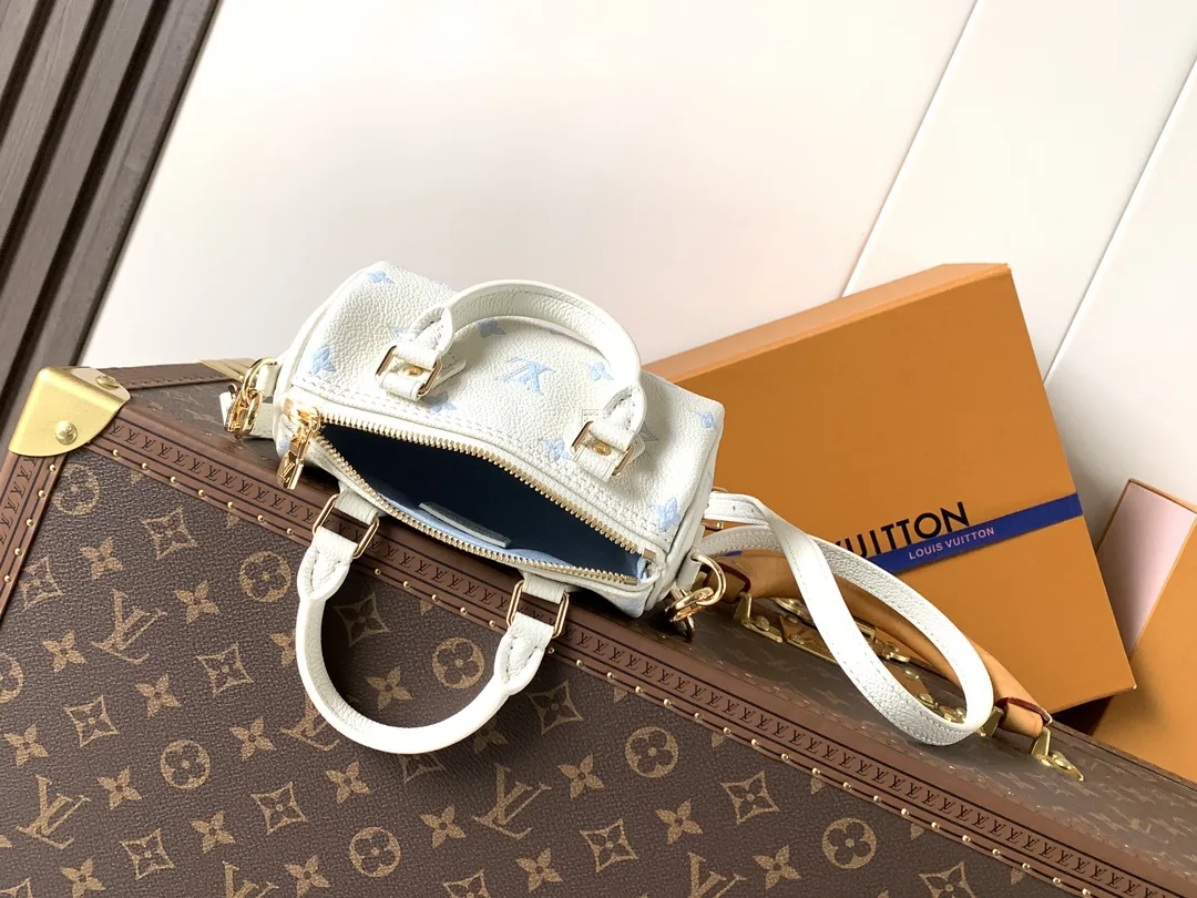Louis Vuitton Speedy Pink Grained Leather Top Handle Bag product photo from LabelPicks