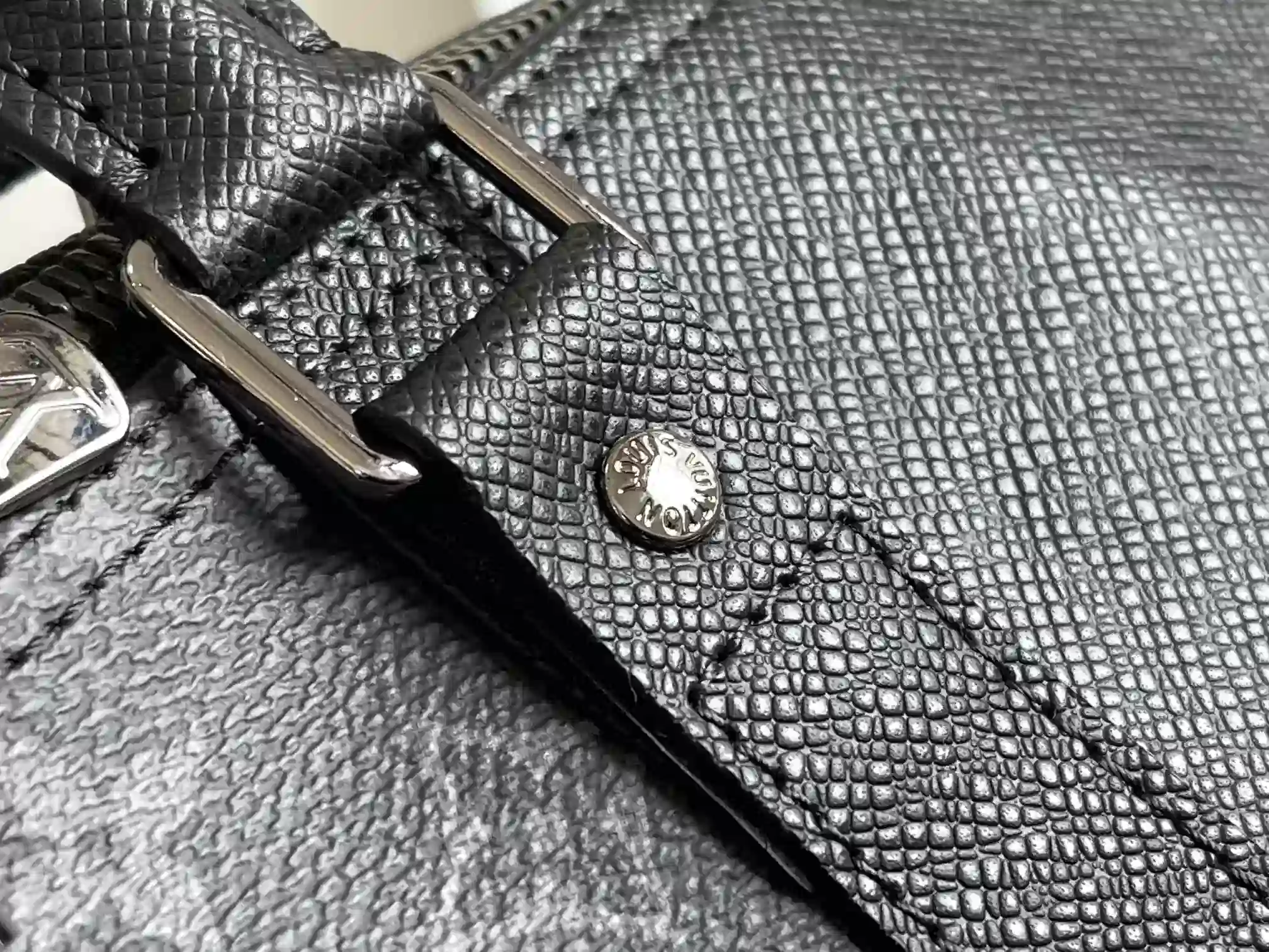 Louis Vuitton Black Keepall Tote Bag product photo from LabelPicks