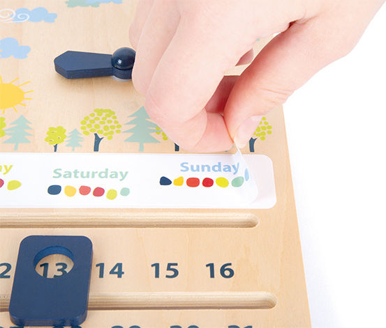 small foot Lernuhr mit Kalender »Educate«