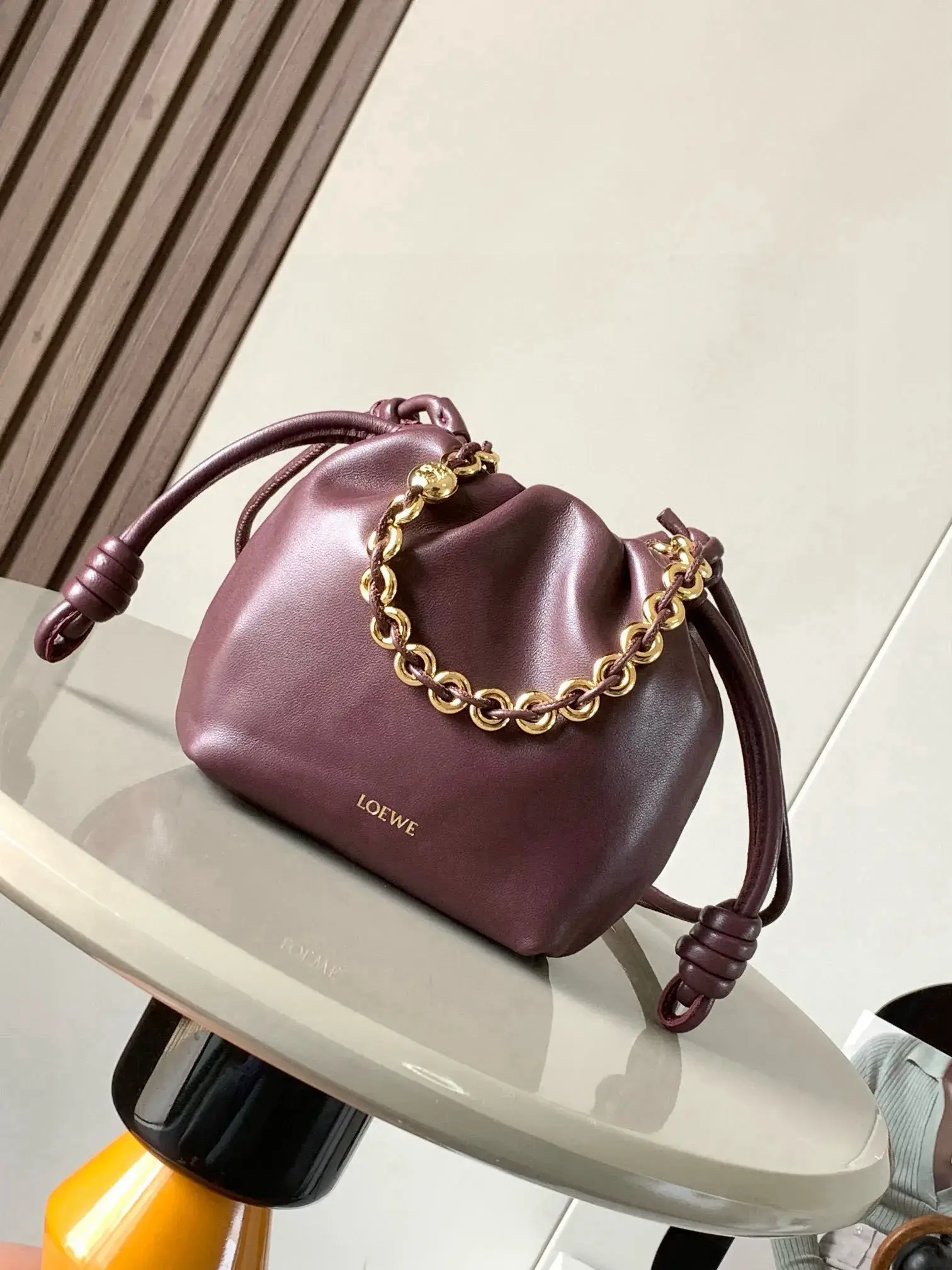 Loewe Lambskin Flamenco Bucket Bag product photo from LabelPicks