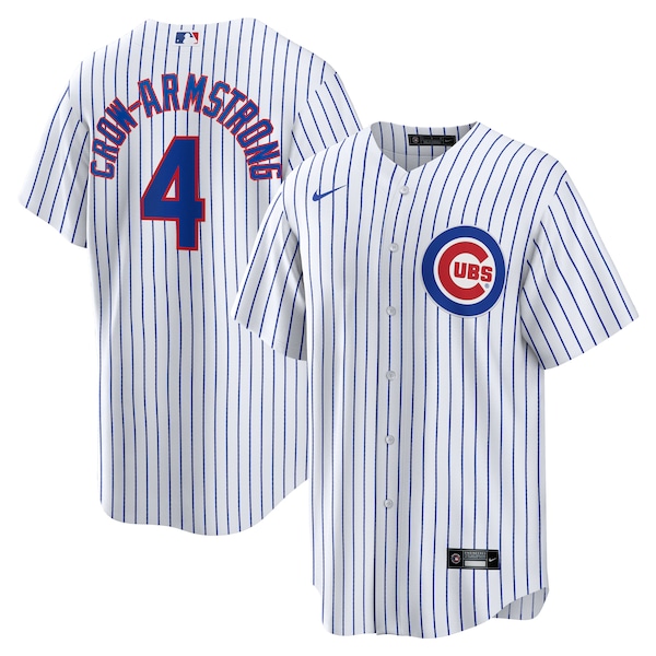 Pete Crow-Armstrong Chicago Cubs Nike Home Replica Jersey - White/Royal