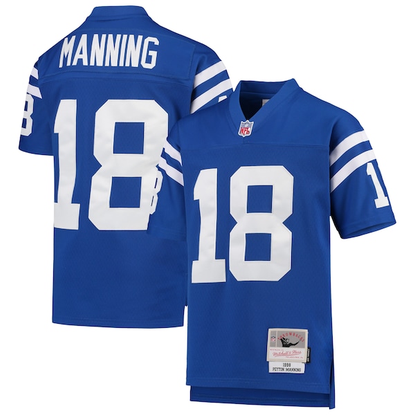 Peyton Manning Indianapolis Colts Youth 1998 Legacy Retired Player Jersey - Royal/White