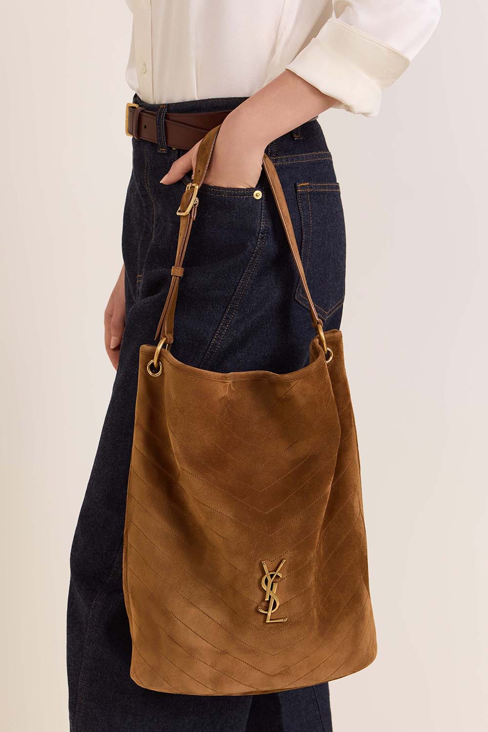 SAINT LAURENT תיק כתף ניקי סאפל