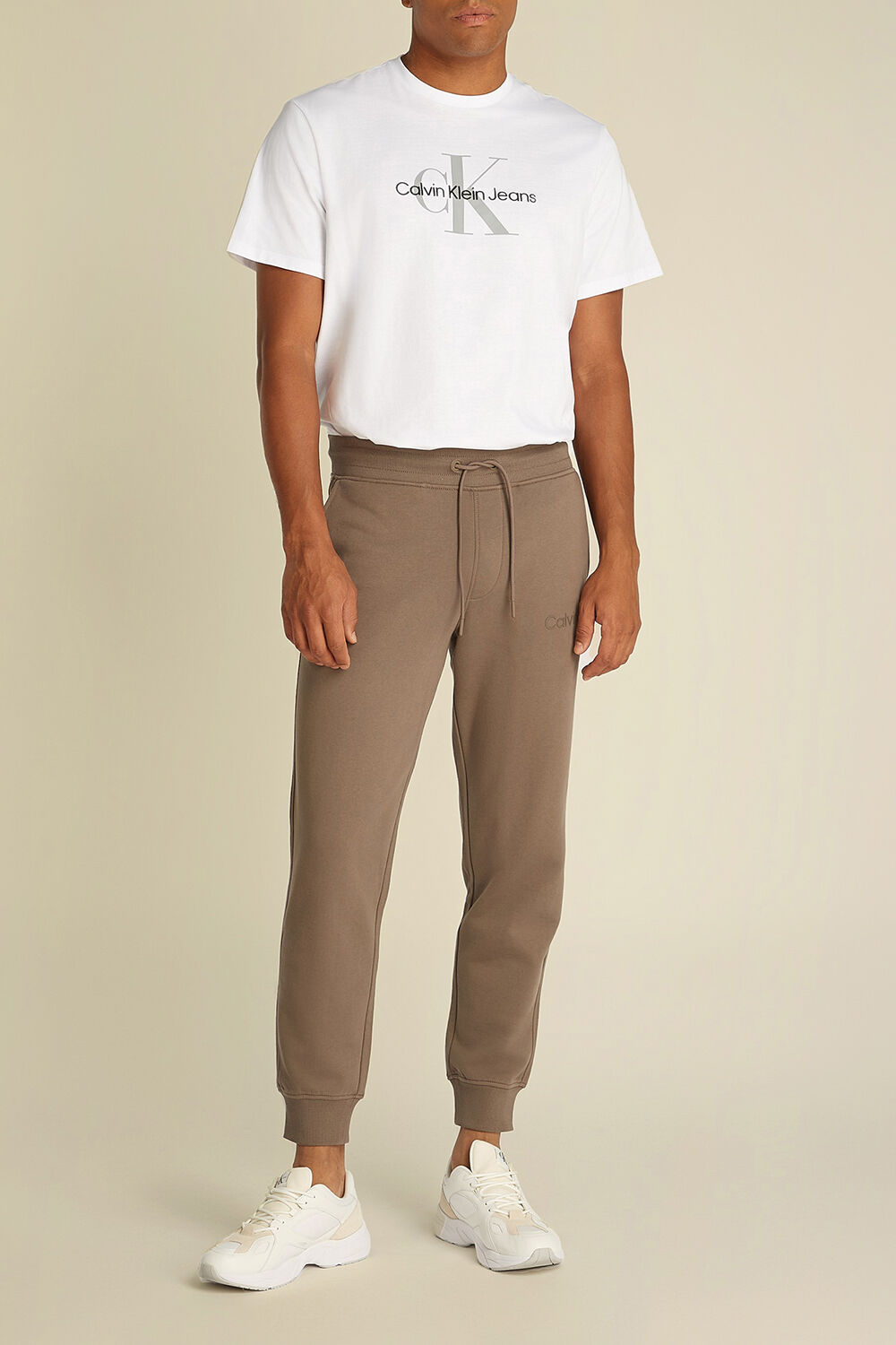 CALVIN KLEIN מכנסי ג'וג ארוכים