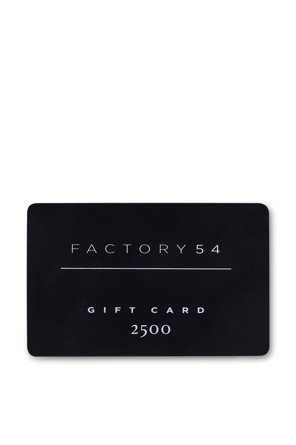 GIFT CARD גיפט קארד על סך 2,500 שקלים