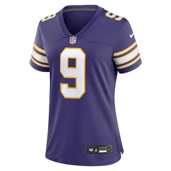J.J. McCarthy Minnesota Vikings Nike Women's 2nd Alternate 2024 NFL Draft First Round Pick Player Game Jersey - Purple