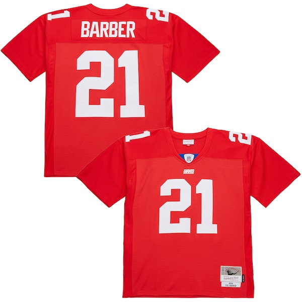 Tiki Barber New York Giants  2004 Legacy Replica Jersey - Red