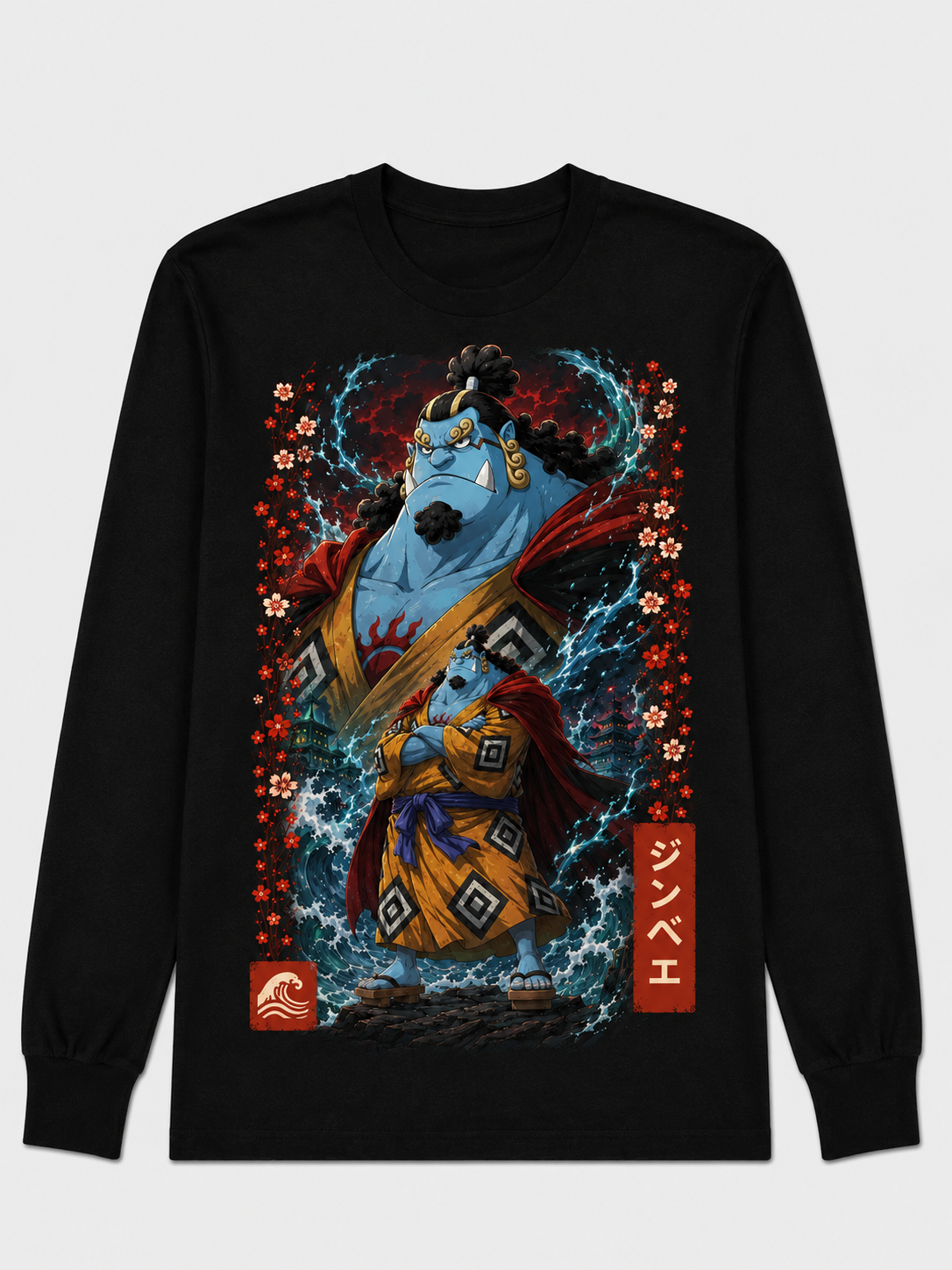 Remera Anime Jinbe One Piece Manga Corta