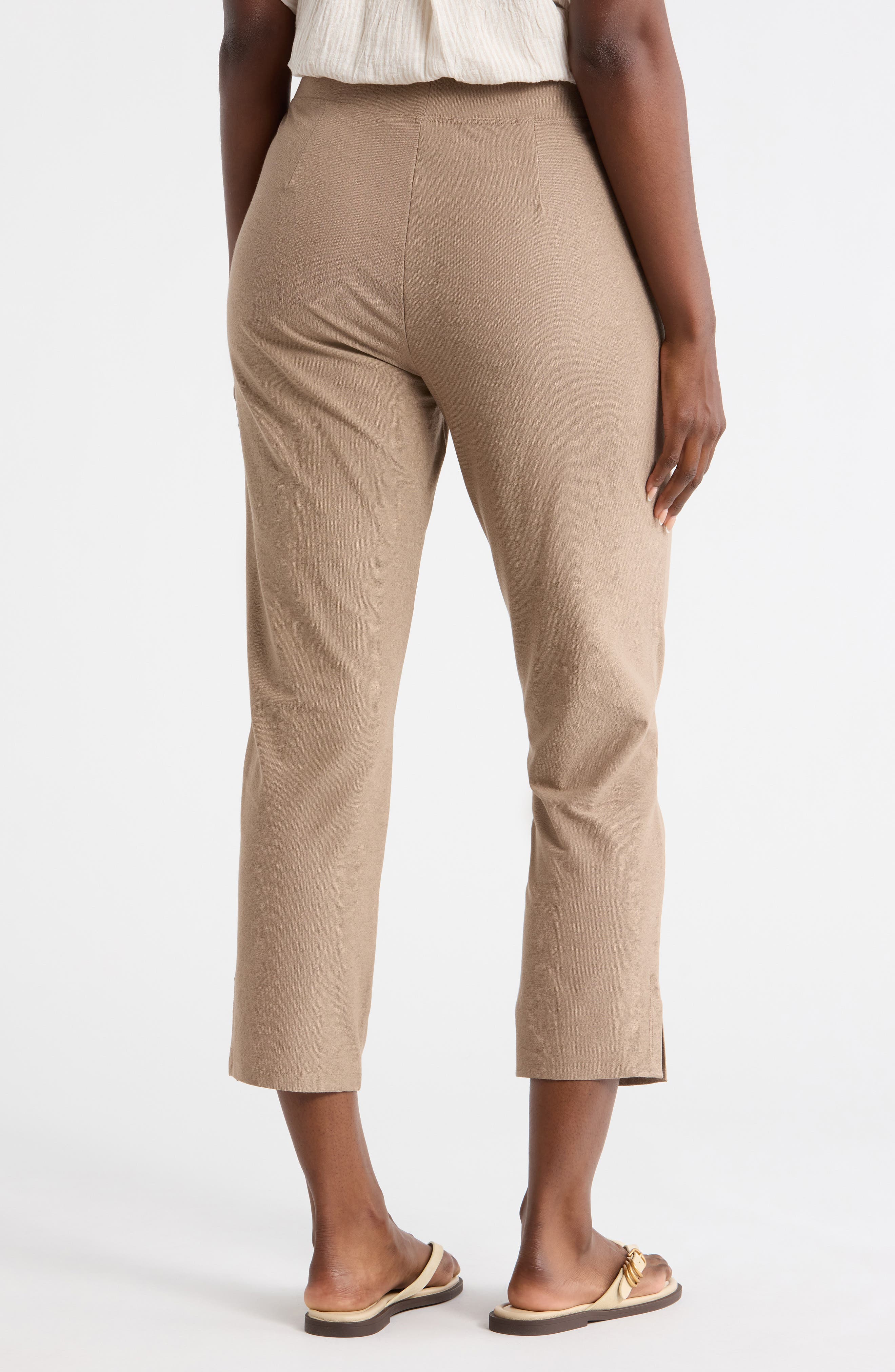 Eileen Fisher High Waist Slim Crop Pants