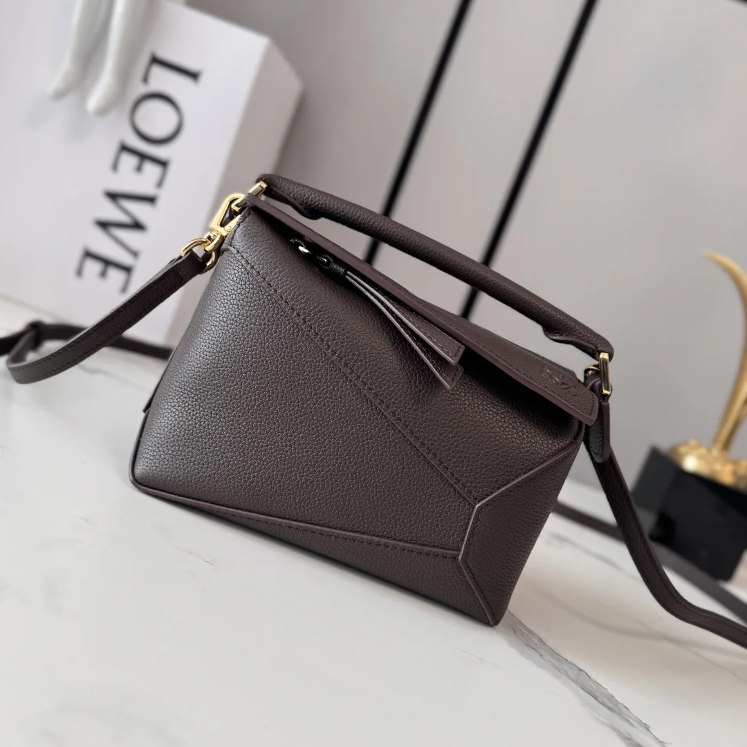 Loewe Grained Leather Puzzle Top Handle Bag product photo from LabelPicks