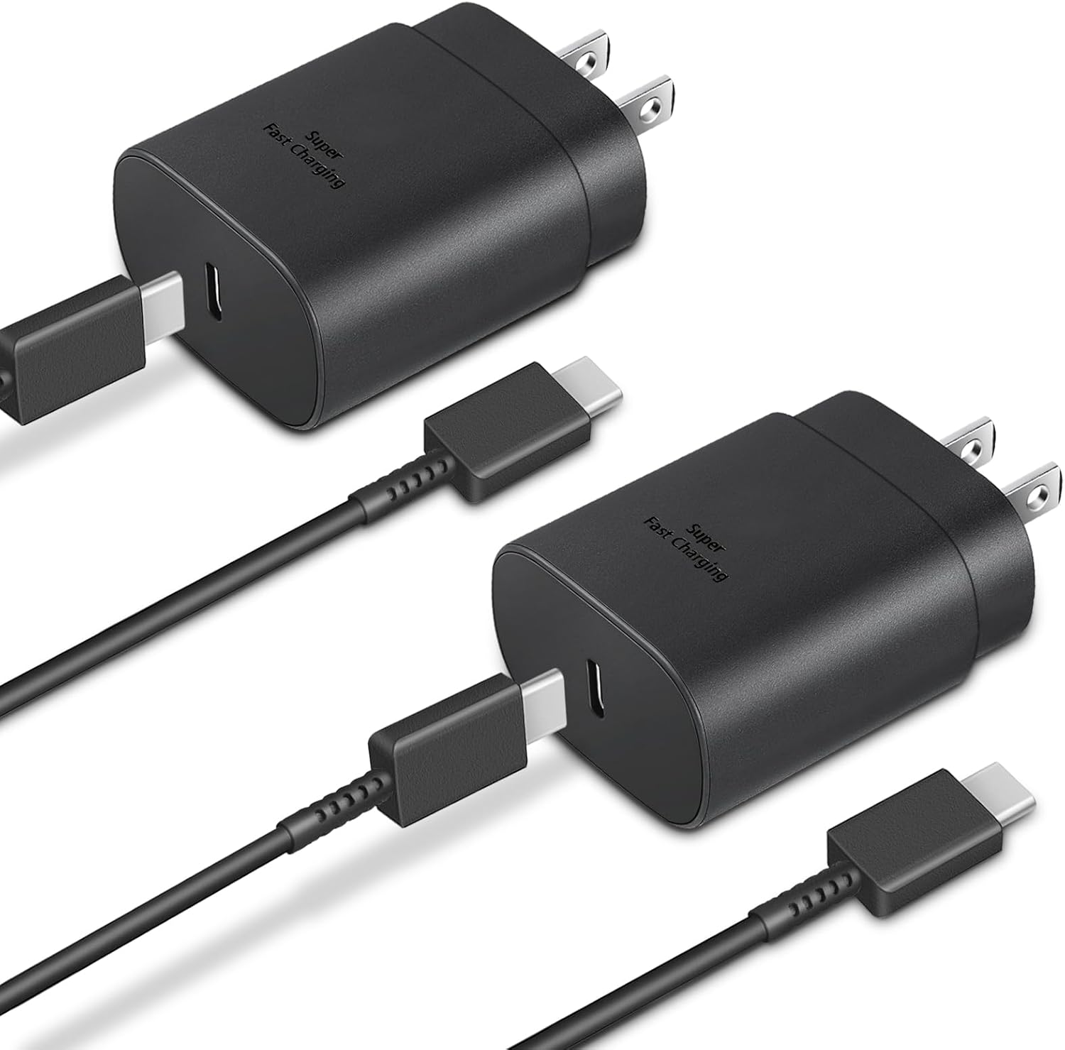 Type C Charger Fast Charging 2-Pack 25W Long 6FT USB C Cable 2-Pack Fast Charging Type C Charger 25W Long 6FT USB C Cable