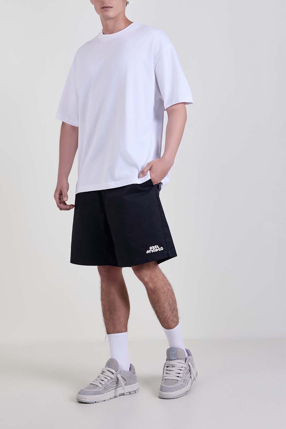 AXEL ARIGATO חולצת טי בגזרת אוברסייז