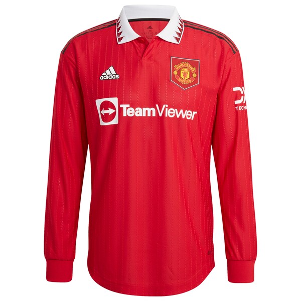 Carlos Casemiro Manchester United adidas 2022/23 Home Replica Long Sleeve Jersey - Red