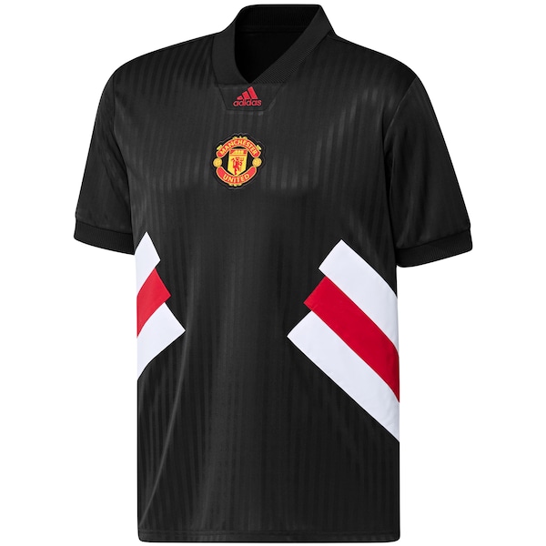 Manchester United adidas Football Icon Jersey - Black