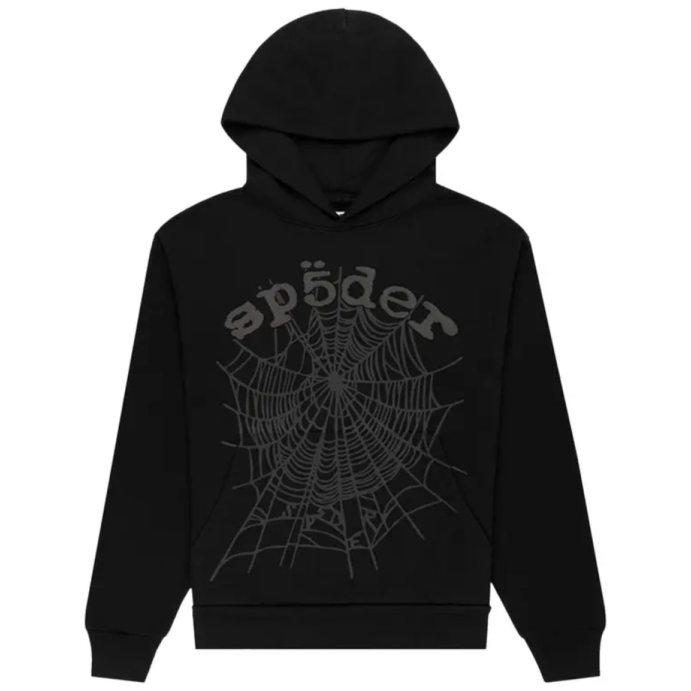 Sp5der Phantom Web Hoodie ‘Black’