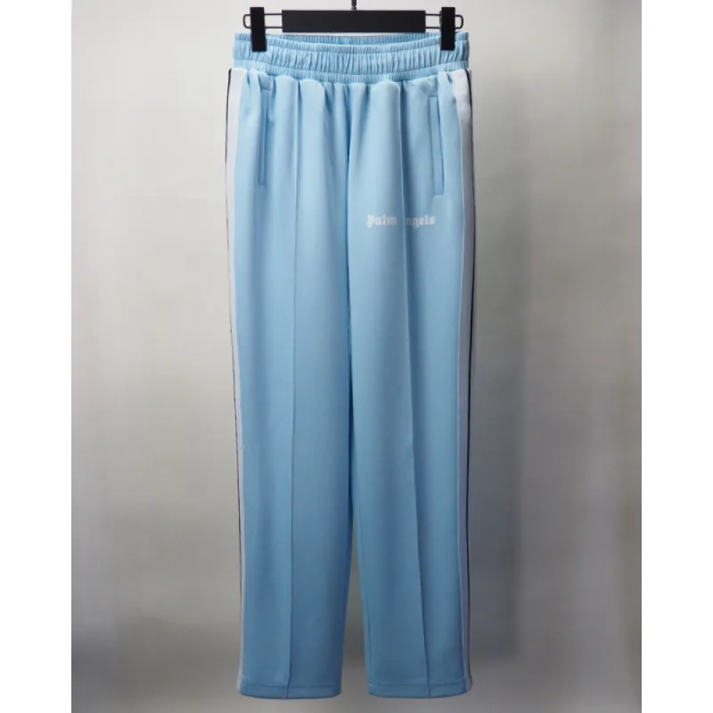 Palm Angels Zip-Up Classic Track Jacket & Pants Set Sky Blue
