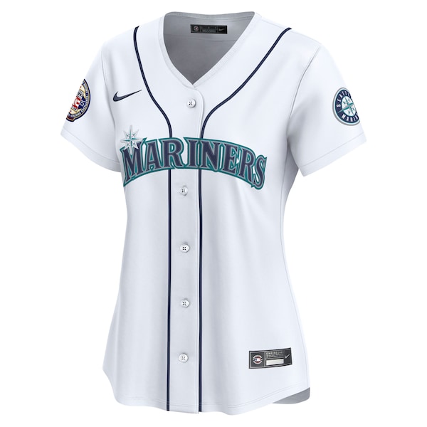 Ichiro Suzuki Seattle Mariners Nike Women's Home Retired Hall of Fame Patch Limited Jersey - White