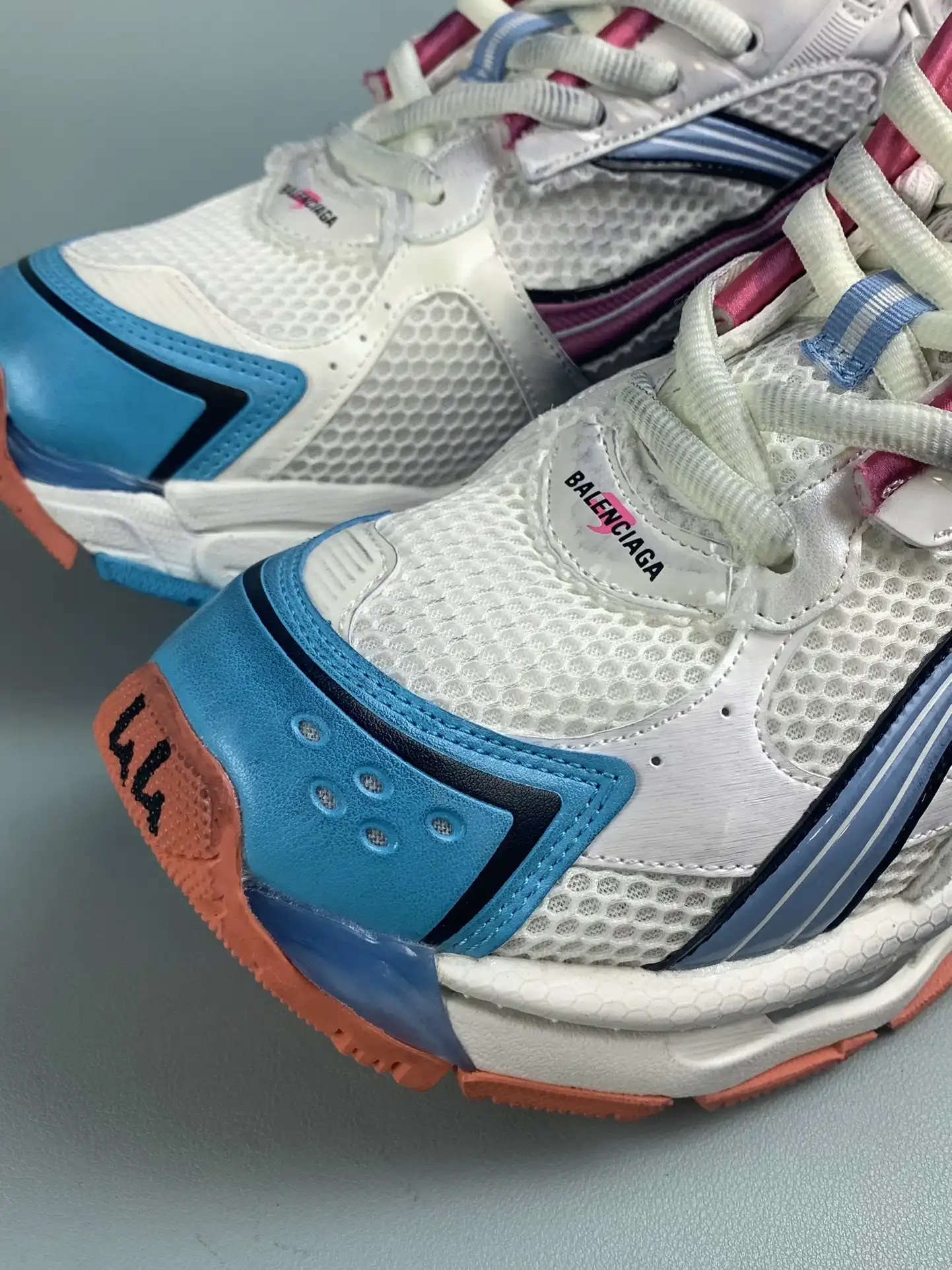 Runner Sneaker in White/Yellow/Pink/Blue product photo from LabelPicks