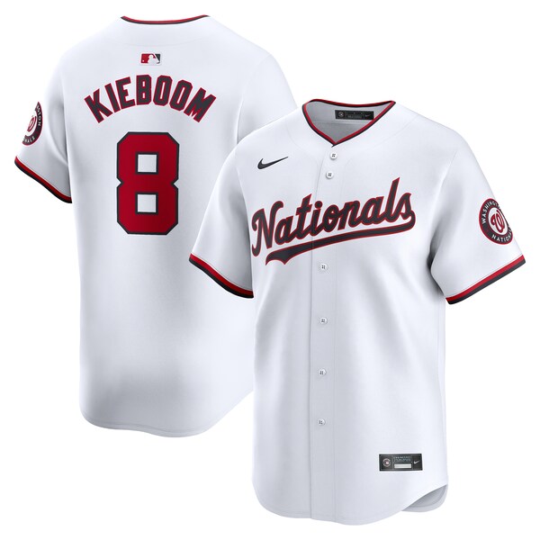 Carter Kieboom Washington Nationals Nike Home Limited Player Jersey - White