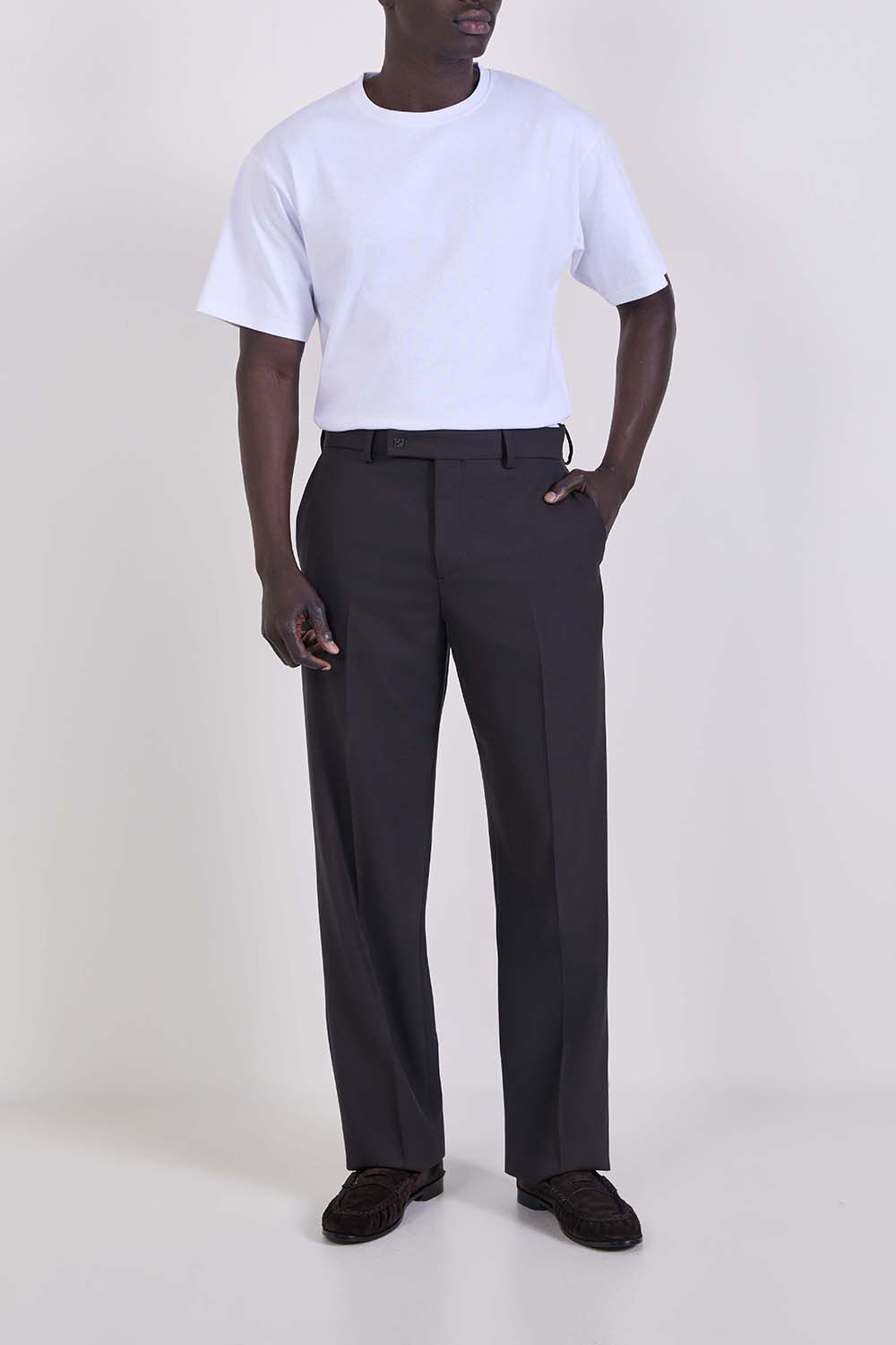 SAINT LAURENT חולצת טי בגזרה משוחררת