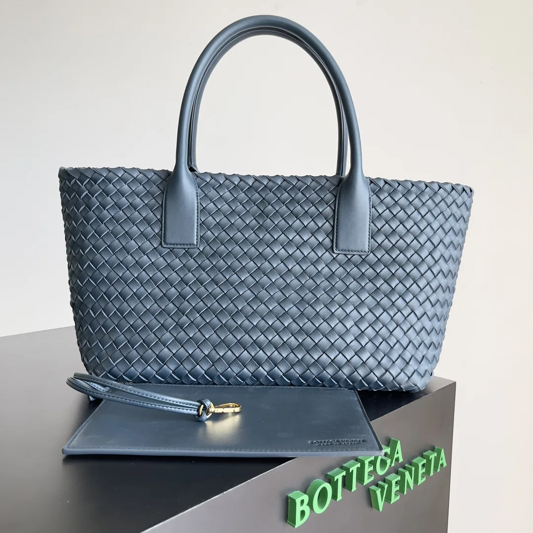Bottega Veneta Intrecciato Woven Leather Cabat Tote Bag product photo from LabelPicks